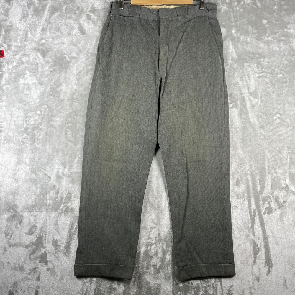 Vintage Day's Ranger Whipcord Pants Mens 32x30 Wool 1950s Hunting TALON Distress